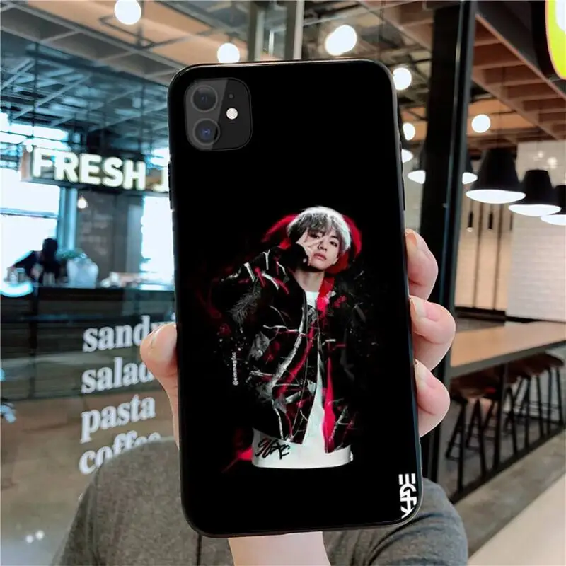 

KPUSAGRT Kpop Bangtan Boys Phone Case for iphone 12 pro max 11 pro XS MAX 8 7 6 6S Plus X 5S SE 2020 XR case
