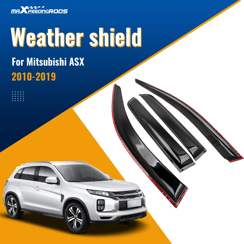 

4pcs Weather Shield Weathershields for Mitsubishi ASX 2010-2019 New