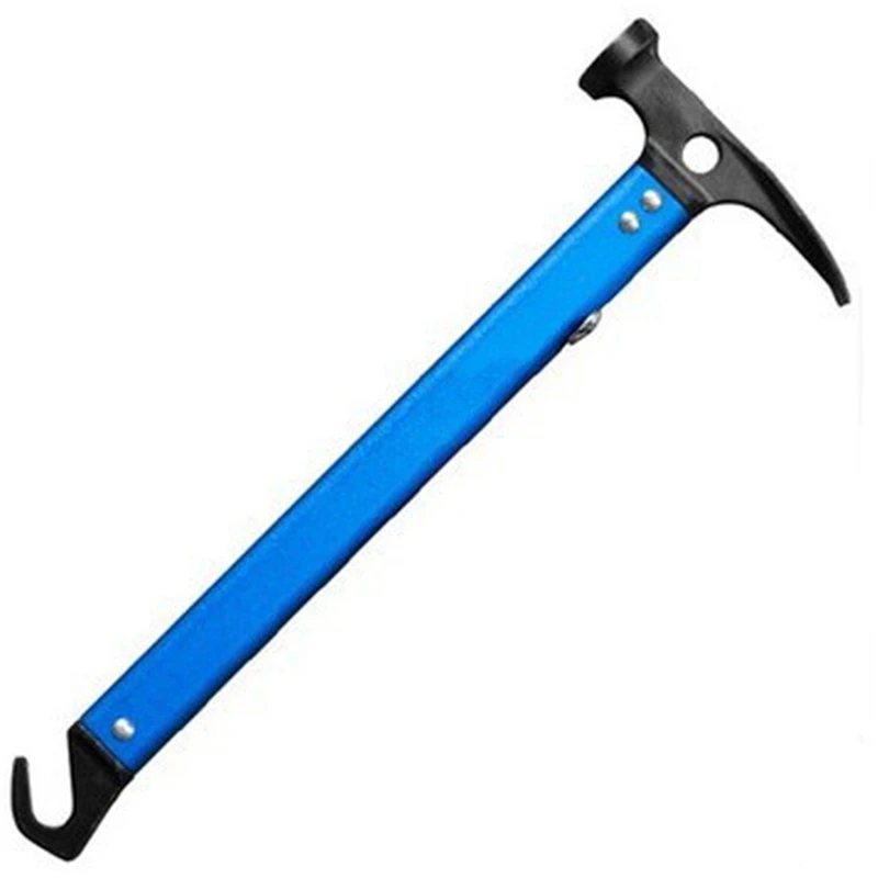 

8Pcs Tent Pegs Stakes Heavy Duty Tent Stakes Light Tent Mallet Hammer for Camping, Hiking, Backpacking, Gardening