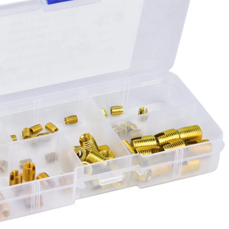 60 шт. 302 Тип Углеродистые стальные самонарезающие винты резьбовые вставки