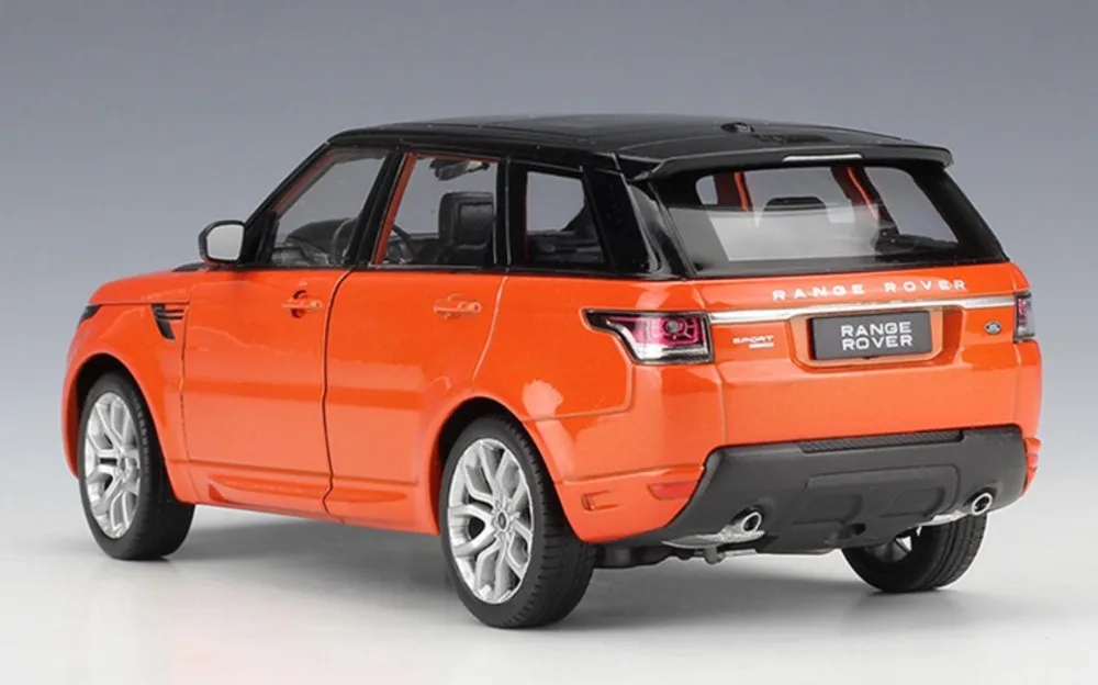 Welly 1/124 1:24 Range Rover Sport SUV внедорожник автомобиль литой Дисплей Модель игрушки на день рождения для детей мальчиков и девочек