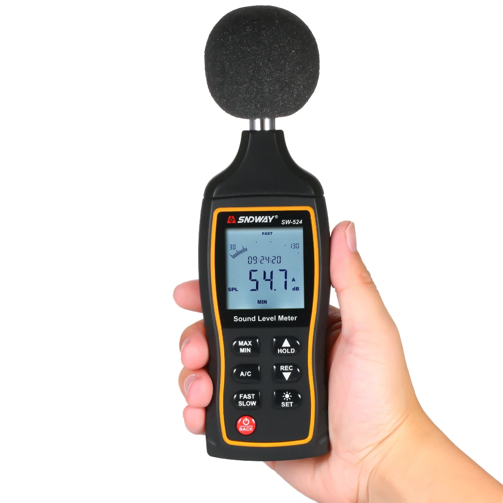 SNDWAY SW 524 30 130dB цифровой измеритель уровня звука шума Измеритель децибел|Шумомеры| |