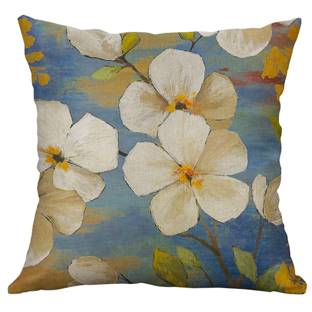 Простой Лен творческие Милая подушка крышка покрытие автомобиля накидка для