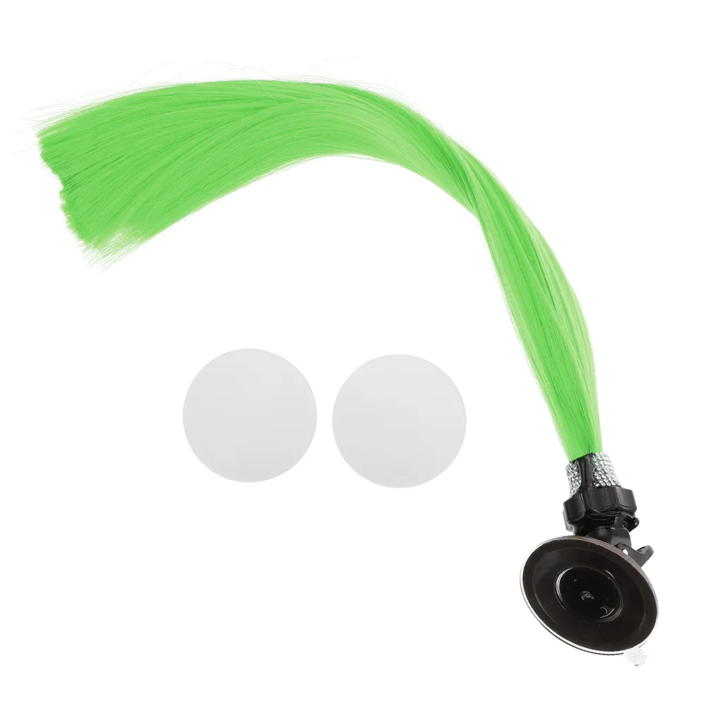 

Durable Helmet Decoration Motorcycle Helmet Decor Accessories Wig Decor