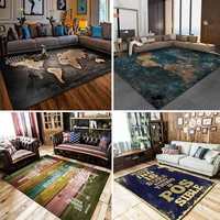 vintage anti slip carpet for living room bedroom famous sayingsnautical map carpet anti slip area rugs yoga prayer floor mat