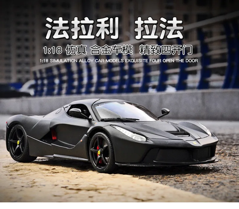 Bburago 1:18 Ferrari 488 GTB модель автомобиля из сплава Модель автомобиля Моделирование Украшение автомобиля коллекция Подарочная игрушка Литье под давлением модель игрушка для мальчиков