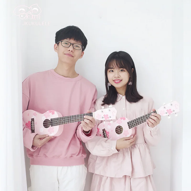 

Baby Guitar Rosewood Romantic Cherry Blossom Pink Beginner Unisex