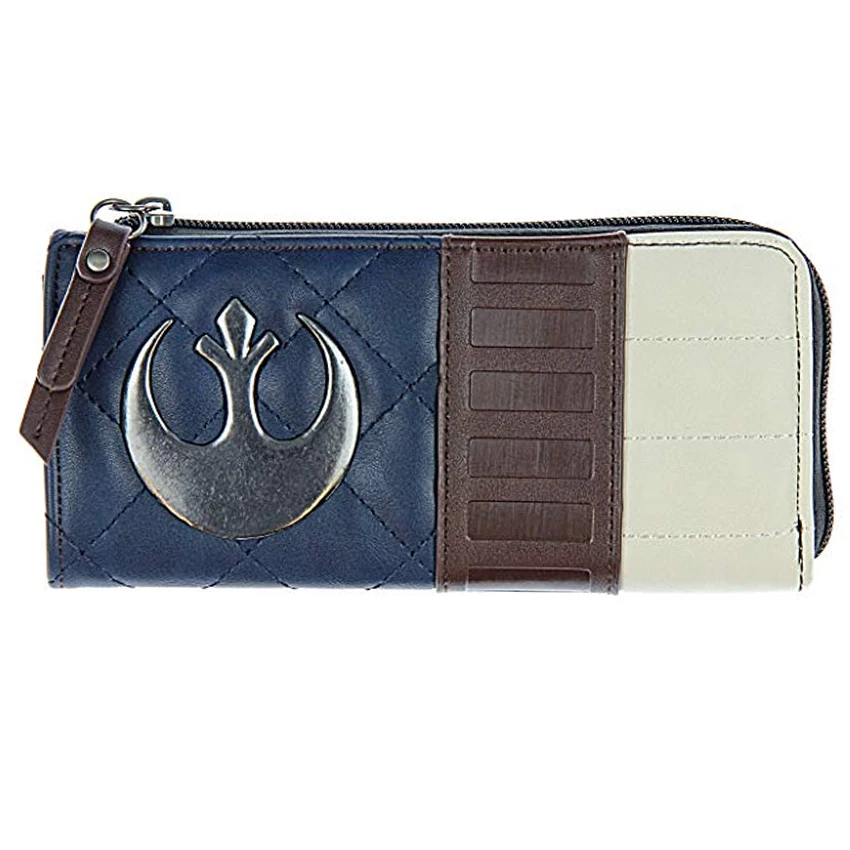 Ziper Around Wallet Star Wars кошелек Mandalorian двухслойный сумка Звездные войны|Мужские