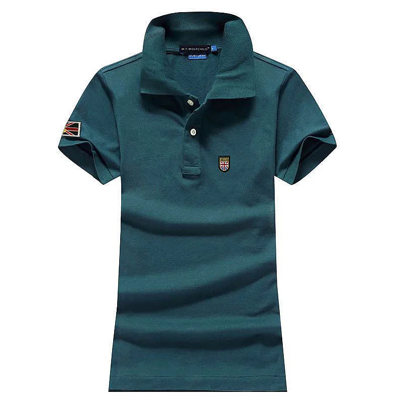 Модные женские футболки-поло с коротким рукавом повседневные из 2020 хлопка