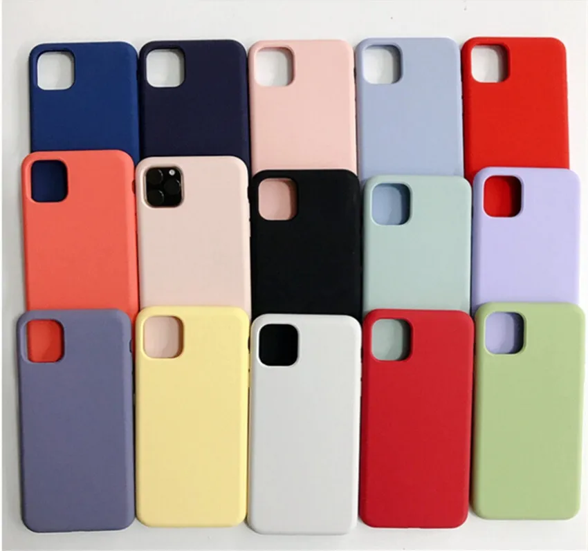 10 шт./партия силиконовый чехол для iphone 11 11 pro max i5 SE 6 6s 7 8 plus iX XR XS MAX чехол для телефона с упаковкой