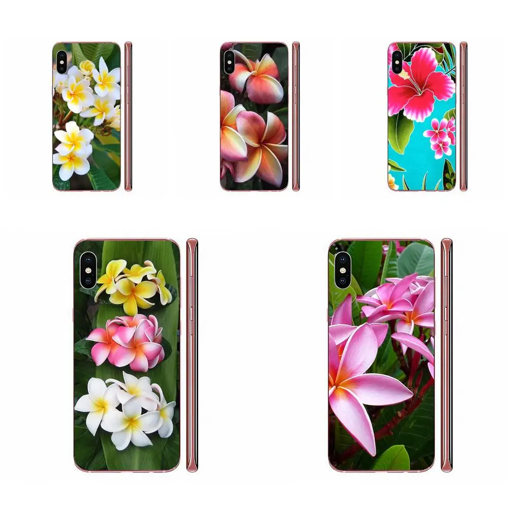 Мягкая оптовая продажа для Motorola G G2 G3 G4 G5 G6 G7 Plus Xiaomi Redmi Note 8 8A 8T 10 K30 Pro Plumeria Flower Hawaii
