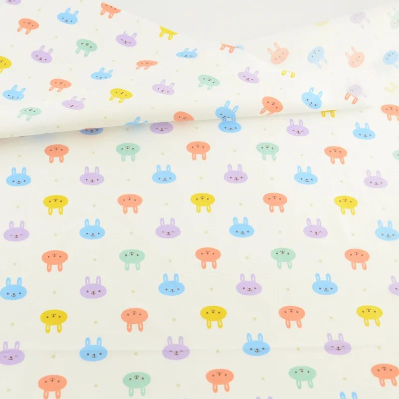 Teramila Cotton Fabric 25 Designs Animial Cartoon Patchwork Quilting Charm Packs Meter Home Textile Clothing Bedding - Цвет: 50cmx160cm