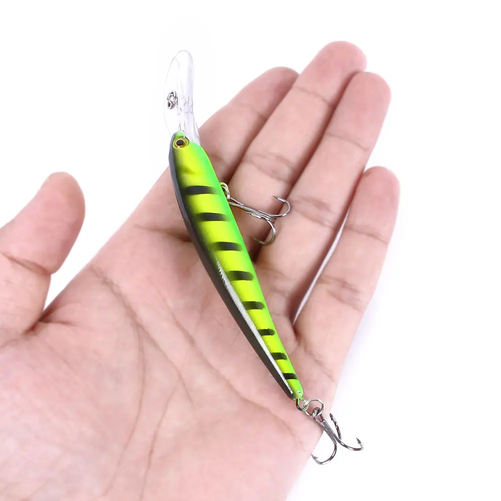 Hengjia 1pcs 12cm 10g Minnow Bandits Fishing Wobbler Lure Artificial Hard Bait Trolling Bait Lures