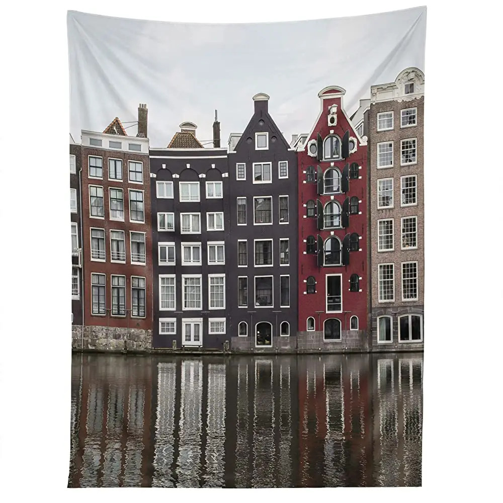 

Гобелен 2021, 60x80 дюймов, фотография Henrike SchenkTravel в городе Амстердам | Голландские каналы