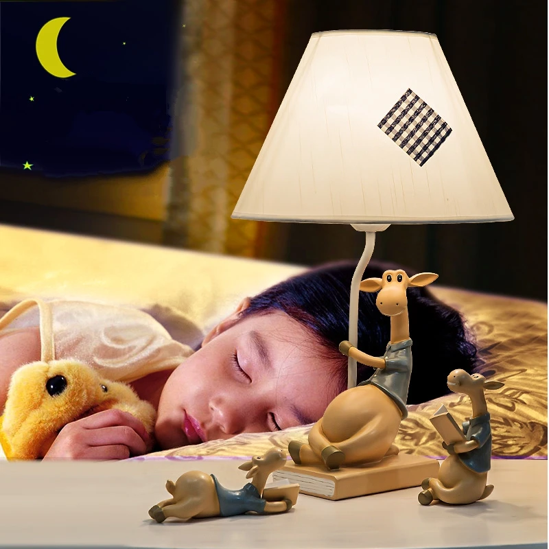 Новинка светодиодная настольная лампа для семьи декор лося подарок настольные