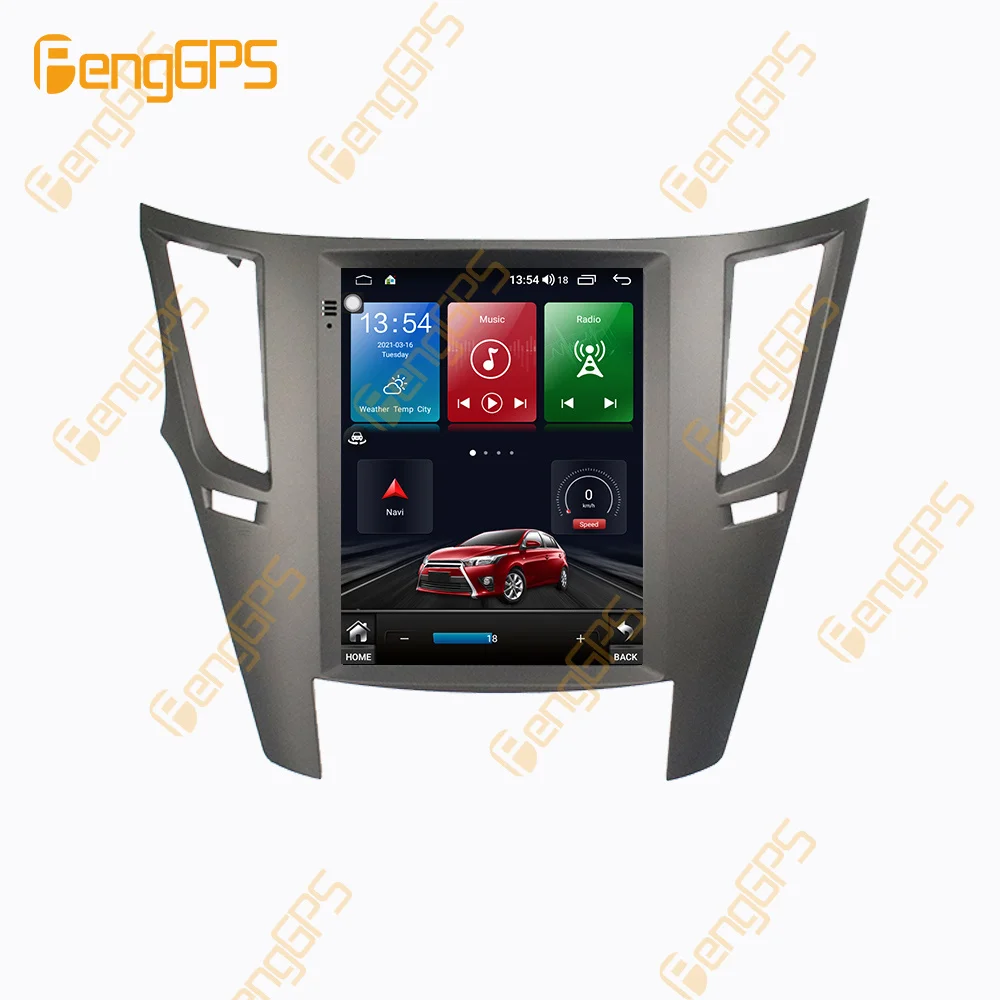 

360 Camera Car DVD Player GPS Navigation For Subaru Outback 4 Legacy 5 2009-2014 Tesla Style Android Radio Car Stereo Headunit