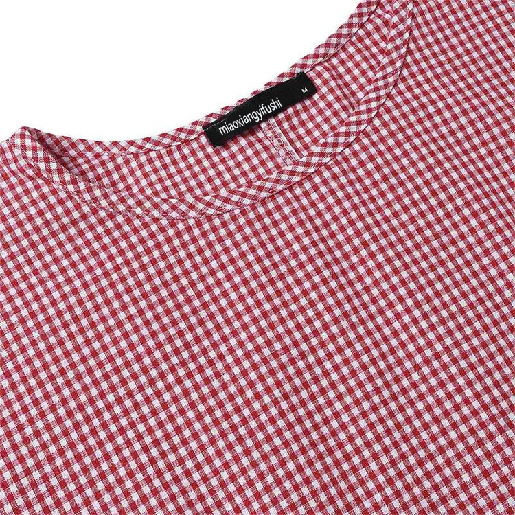 

Plus Size Clothing for Women 2021 women fashion clothing plaid dresses Vintage Plaid