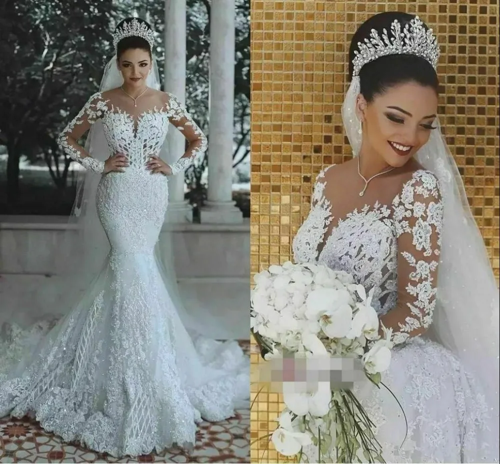 Свадебное платье в арабском стиле с бусинами и кристаллами сверкающие