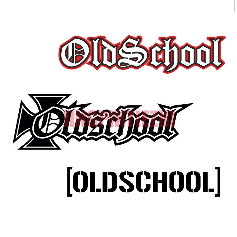 Креативная наклейка для автомобиля Oldschool, декоративная наклейка для велосипеда, мотоцикла, Аксессуары для велосипеда и мотоцикла, наклейка на багажник