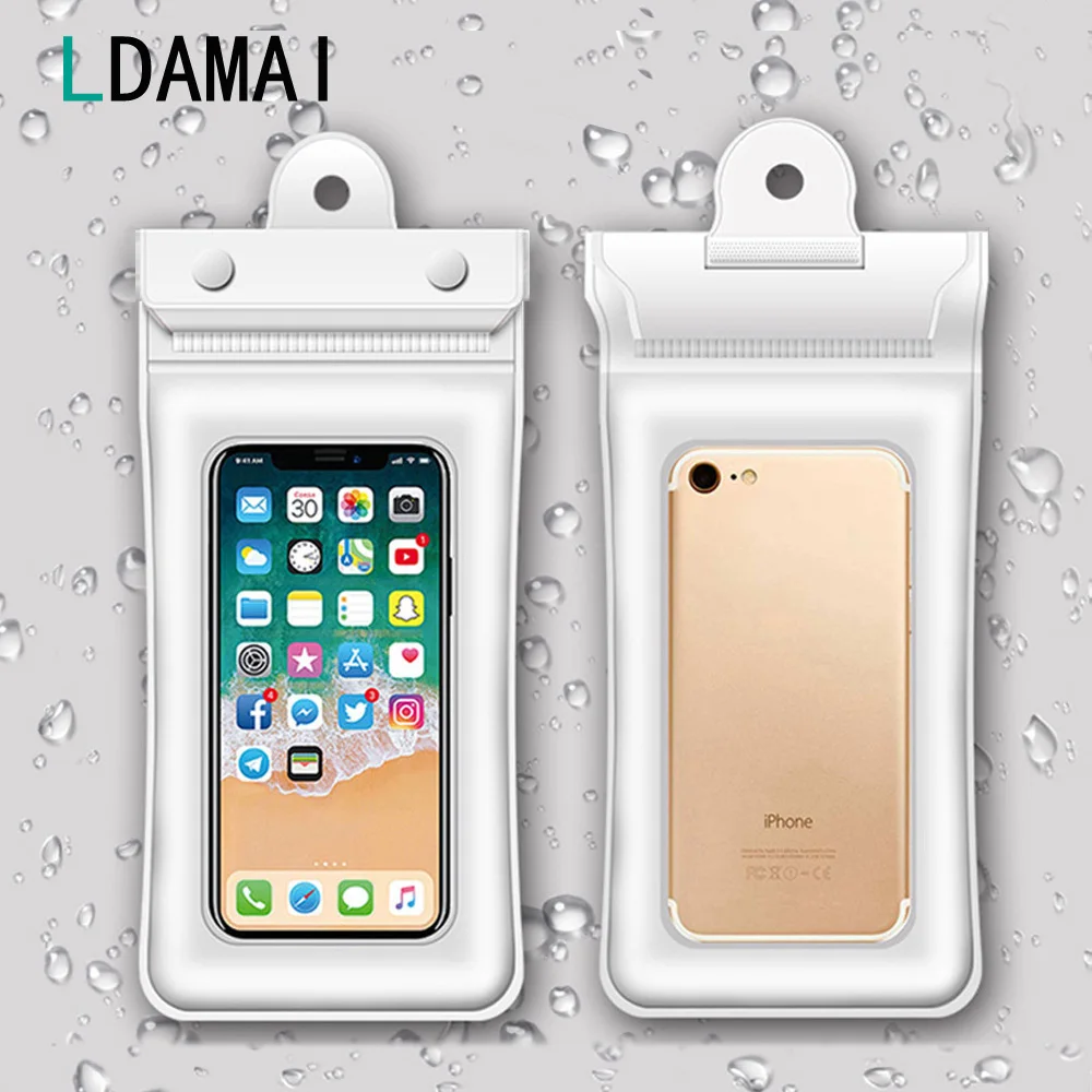 Водонепроницаемая сумка для мобильного телефона чехол поплавок подушка