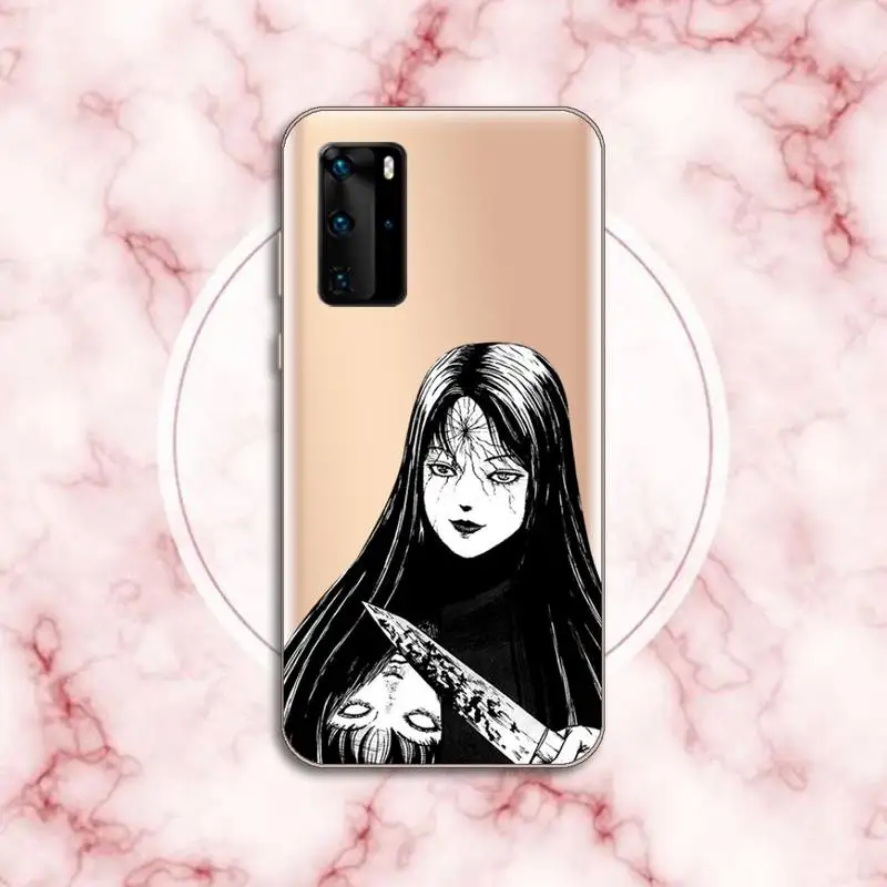 

Junji Ito Collection Tees Phone Case Transparent for Huawei P honor 8 10i 20 30 40 smart 2019