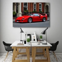 canvas ferraris red cars classic car hd prints pictures wall artwork painting home decoration modular poster living room framed