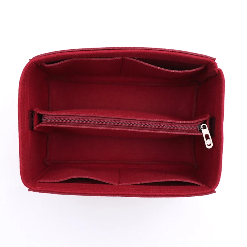 Felt Purse Handbag Organizer Base Shaper Liner For Speedy 25 30 35 Bag Multi Pocket