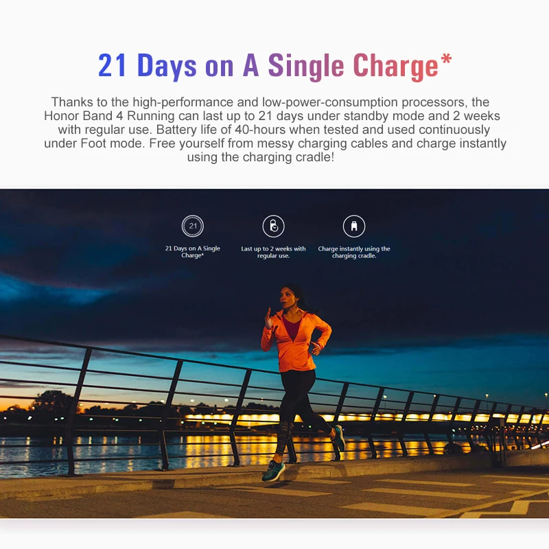 Смарт браслет Honor Band 4 водонепроницаемый фитнес трекер для плавания мониторинг