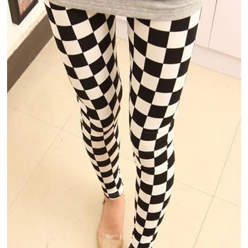 Женские эластичные леггинсы в полоску длинные брюки карандаш JLWOM0016|Брюки| |