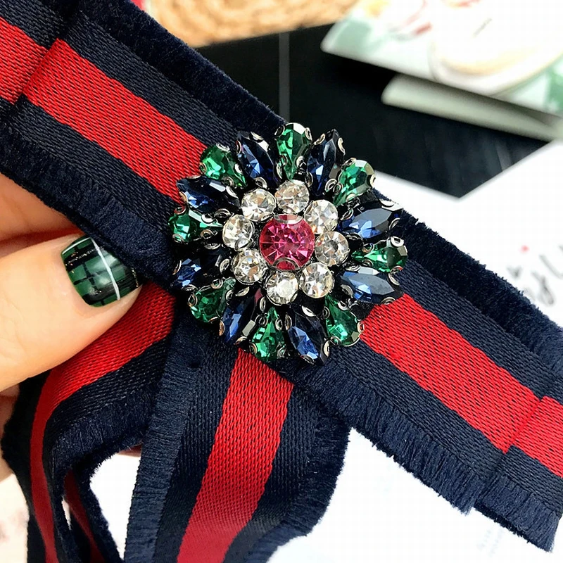 Новинка 2019 Простая цветная Брошь Стразы в Корейском стиле для девушек