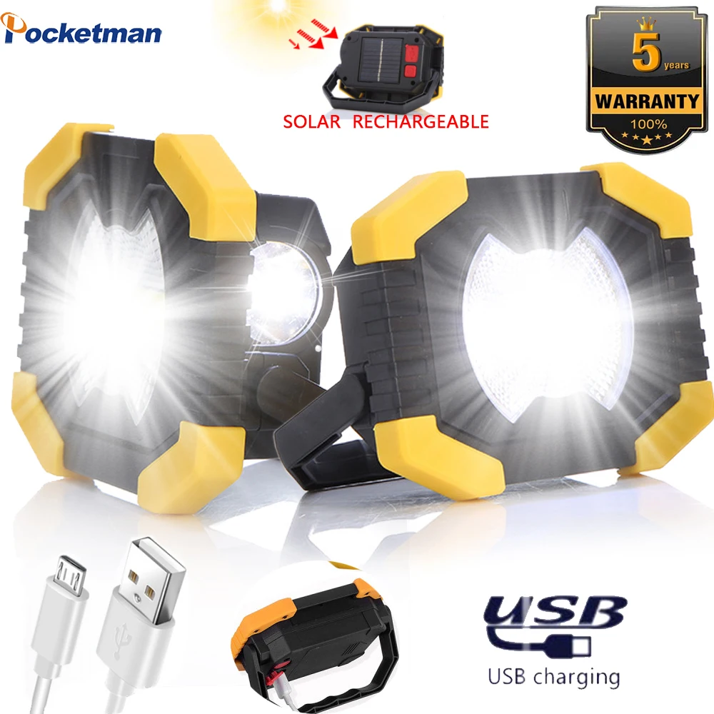 Точечный светильник на солнечной батарее 100 Вт 180 градусов|Портативные