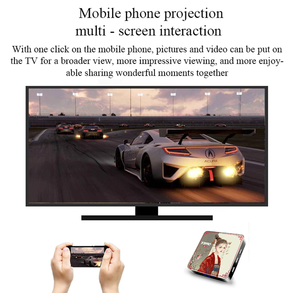 

Android 10.0 4GB 32GB 64GB 128GB support 6K H.265 Media Player 3D Video 2.4G 5GHz Wifi BT5.0 2GB 16GB Smart TV Box Set Top Box