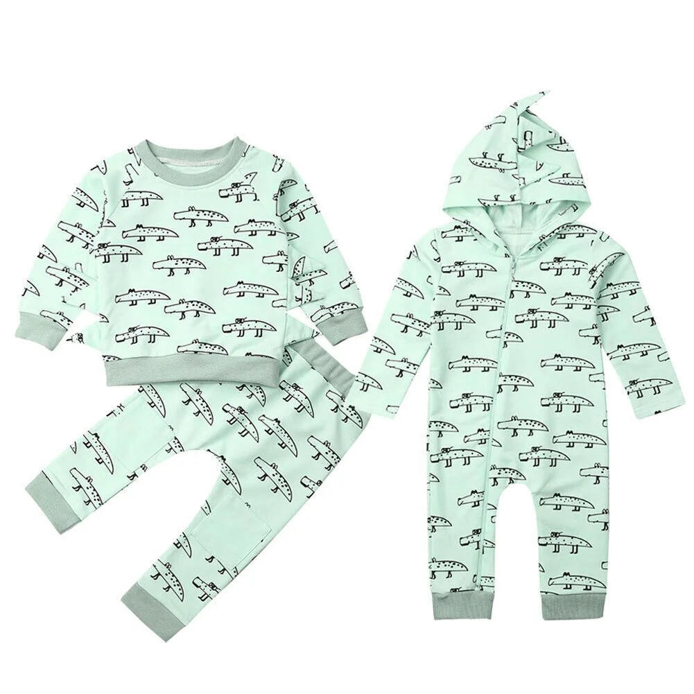 Новинка 2019 года комплект осенней одежды для новорожденных мальчиков и девочек