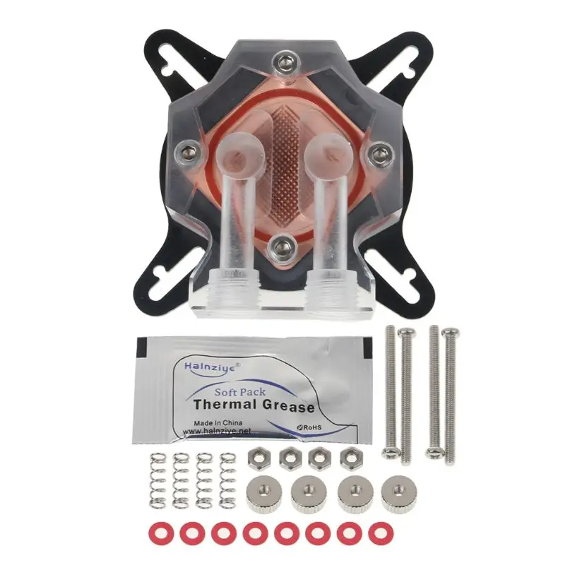 Блок водяного охладителя G1/4 GPU универсальный для PC Waterblock AMD Intel 1156 2011 X6HA |