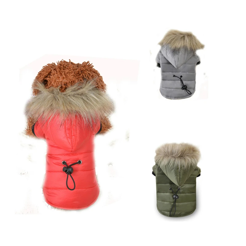 

Dog Coat Autumn Winter Warm Pet Hoodies Clothes Puppy Cat Down Jacket Pets Costumes For Small Dogs Teddy Chihuahua DOGGYZSTYLE