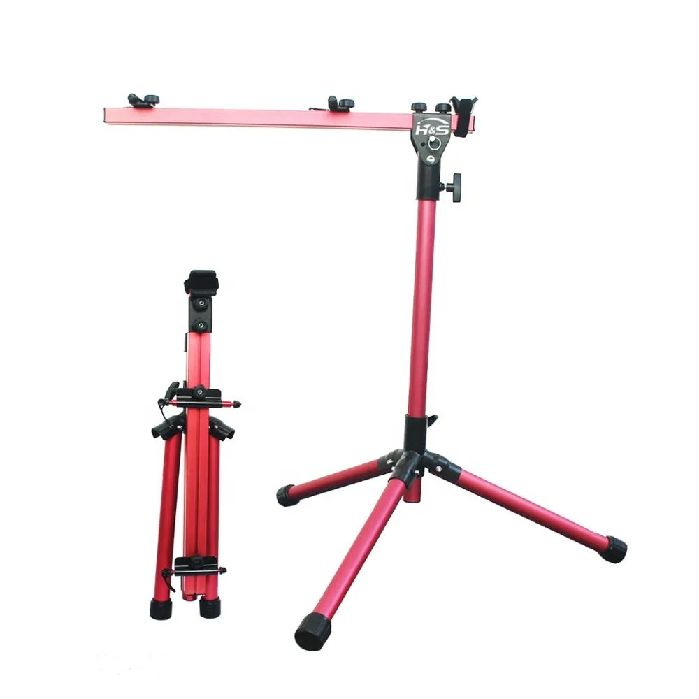 

Aluminum Alloy Bike Work Stand Professional Bicycle Repair Stand Adjustable Fold Bike Rack Holder Bicycle Repair Stand WS-200