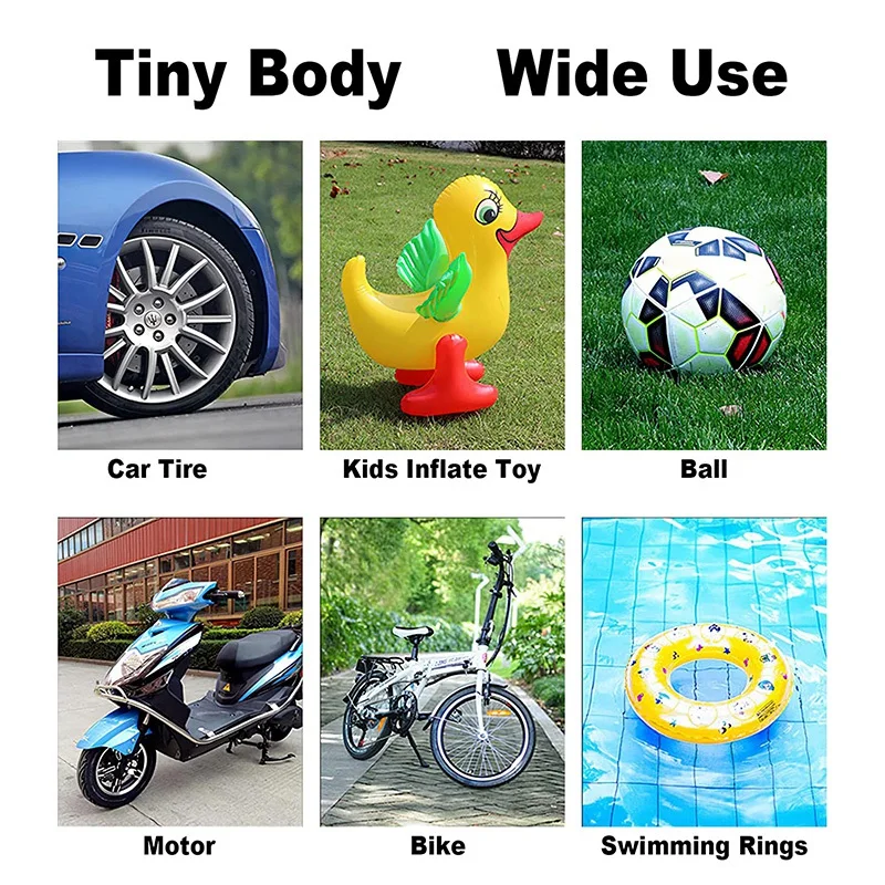 Comprar Inflador De Neumáticos Portátil, Bomba Para Bicicleta Eléctrica, Minicompresor De Mano, Con Pantalla LCD