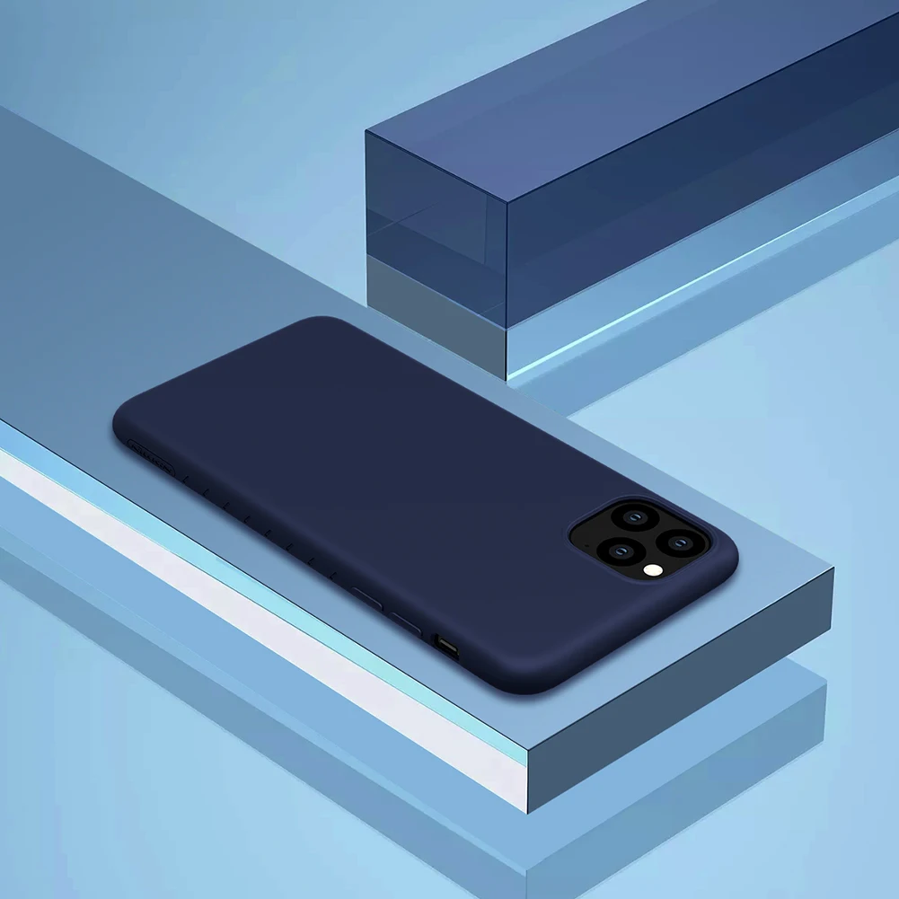 Для iPhone 11 Pro Max чехол Nillkin жидкий силиконовый мягкий ТПУ нескользящий Задний Полный Чехол резиновая сумка чехол для iPhone 11 Pro Max оболочка