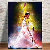 bohemian rock star freddie mercury posters printed canvas painting wall decor room decor wall art home decoration pictures