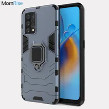 Tough Hybrid Armor Cover For OPPO A74 4G Case With Magnetic Finger Ring Socket Stand Protective Phone Cases Fundas
