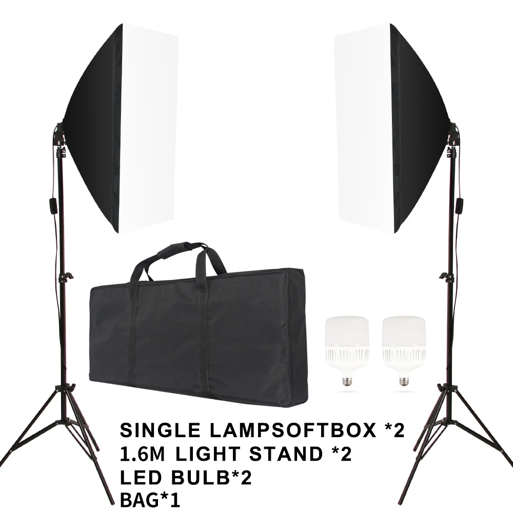 Софтбокс для фотосъемки 50x70 см с держателем лампы софтбокс аксессуары фото