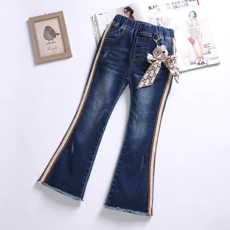 Boys Jeans Winter Pants For Boy Embroidery Warm Thermal Cotton-padded Trousers Kids Thicken Plus Velvet Denim Boys Pants - Цвет: as picture8