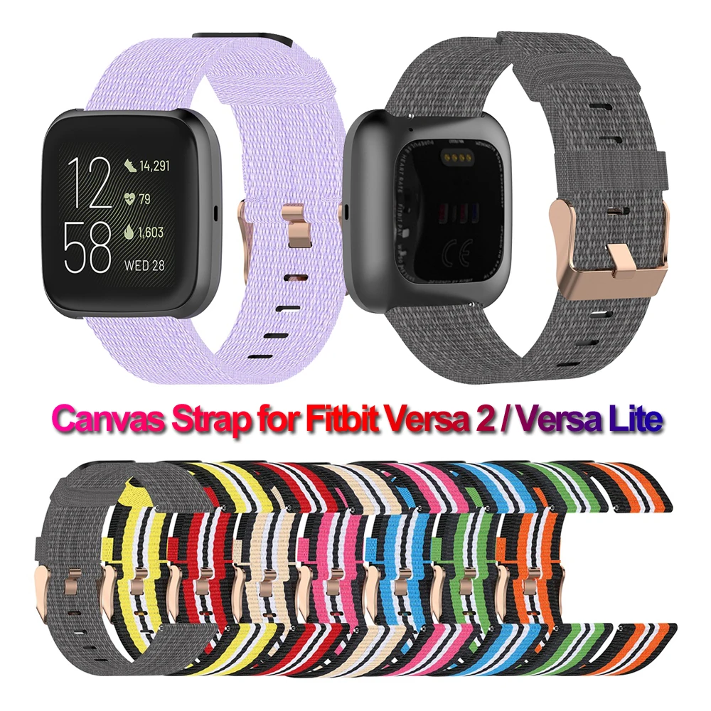 Новый холщовый нейлоновый ремешок тканый умный Браслет для часов Ремешки