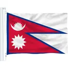 Xuthus Бесплатная доставка 90*150 см 5*3 фута непальский флаг полиэстер флаг для наружного и внутреннего размещения украшение