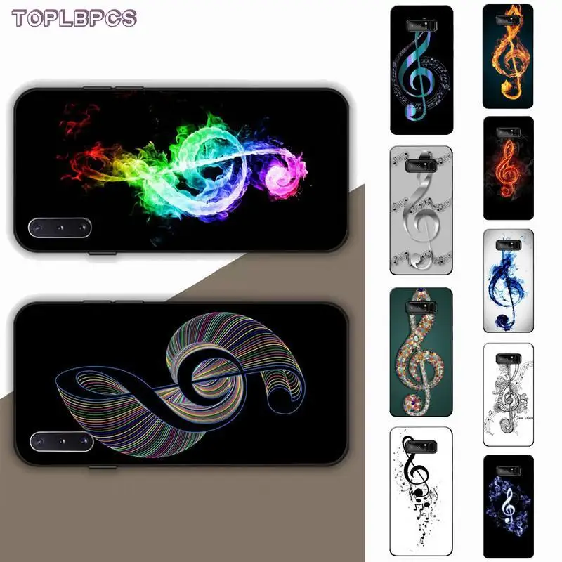 Телефонный чехол TOPLBPCS с музыкальной клавиатурой пианино для Samsung Note 3 4 5 7 8 9 10 20 pro