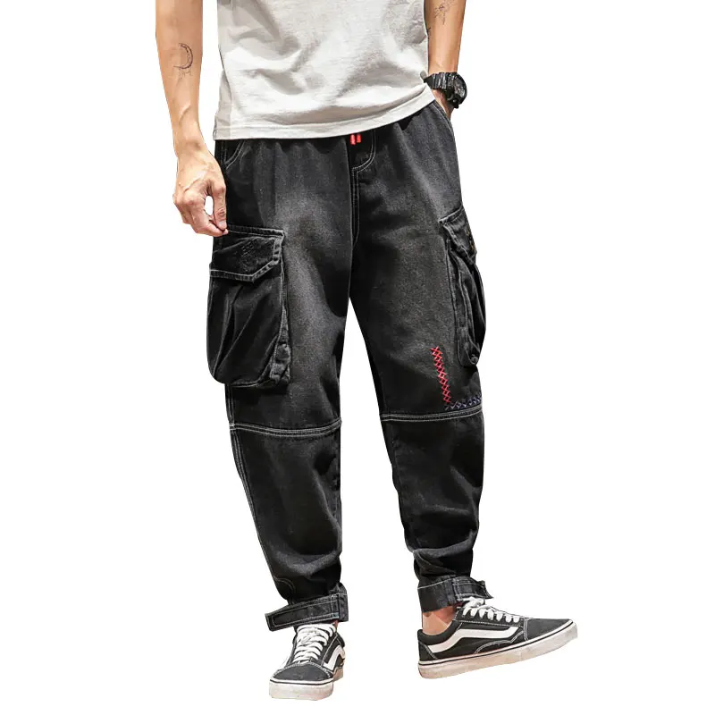 Мужские джинсы для бега FAVOCENT осень 2019 уличная одежда штаны мужская повседневная