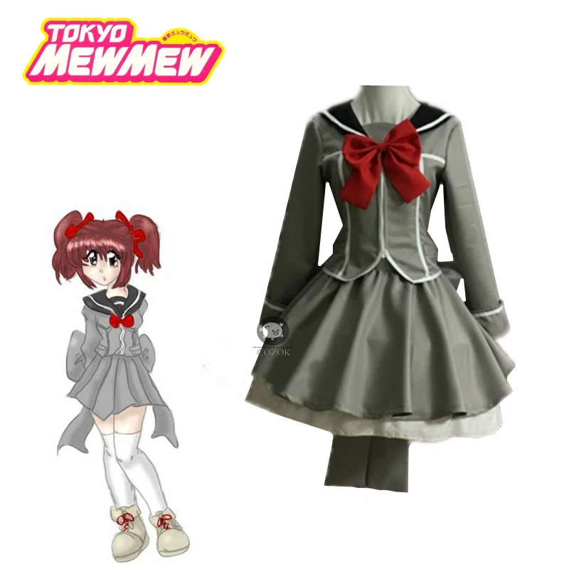 2020 г. Токийский костюм Mew Ichigo Momomiya школьная форма ручной работы для косплея любого
