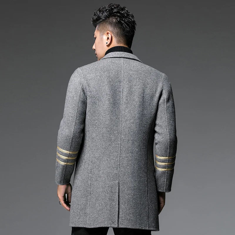 

Пальто из натуральной шерсти, мужское двухстороннее шерстяное пальто, уличная одежда, пальто, XCH19030, MY1433, Осень-зима 2020