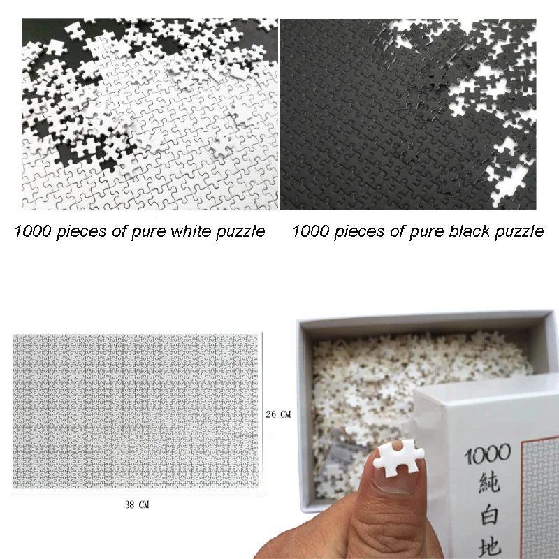 Пазл детский из черного дерева 1000 шт. | Игрушки и хобби