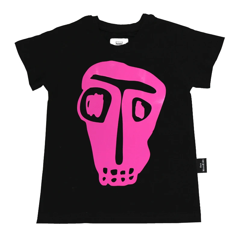 Лето 2020 Модная хлопковая Футболка для мальчиков и девочек топы детская модная